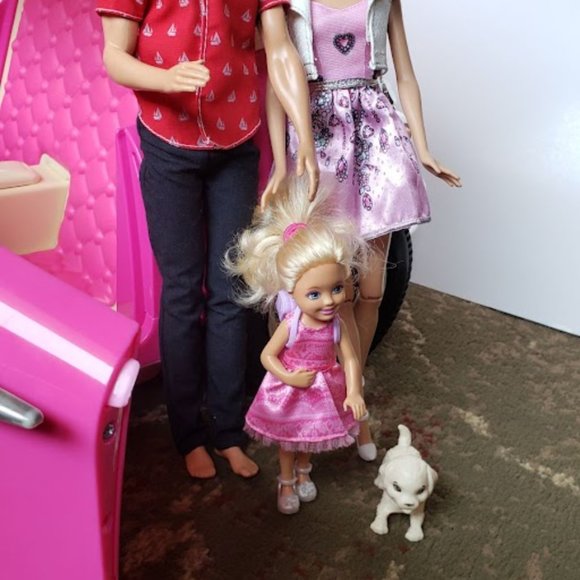 Barbie's Family Barbie Ken with Pink Car Battery Operated - Picture 3 of 16